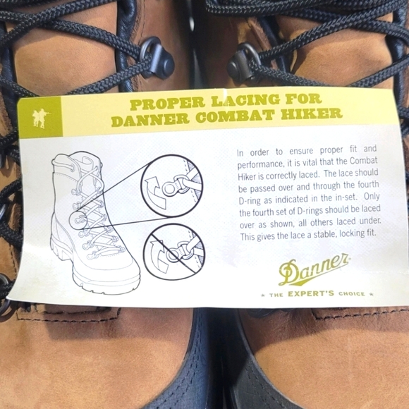 2010  Danner Combat Hiker Special Forces Leather 43513X Boots Size 11.5 ( NEW ) - Picture 12 of 13
